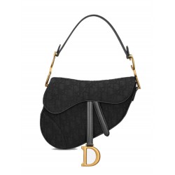 Dior Saddle Supreme Canvas Bag Dark Blue