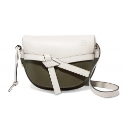 Loewe Gate Small Two-Tone Leather Shoulder Bag