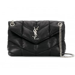 Yves Saint Laurent Ysl Loulou Puffer Small Bag In Quilted Lambskin