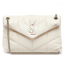 Yves Saint Laurent Ysl Loulou Puffer Small Bag In Quilted Lambskin