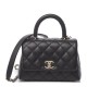 Chanel Caviar Quilted Incognito Extra Mini Coco Handle Flap