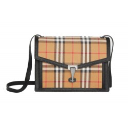 Burberry Small Vintage Check And Leather Crossbody Bag 80063611
