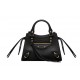 Balenciaga Neo Classic Mini Handbag in black grained calfskin
