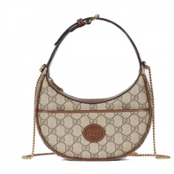 Gucci Half-moon-shaped mini bag with Interlocking G 726843