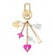 Louis Vuitton Love Lock Heart And Keys Bag Charm And Key Holder