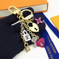 Louis Vuitton Love Lock Heart And Keys Bag Charm And Key Holder