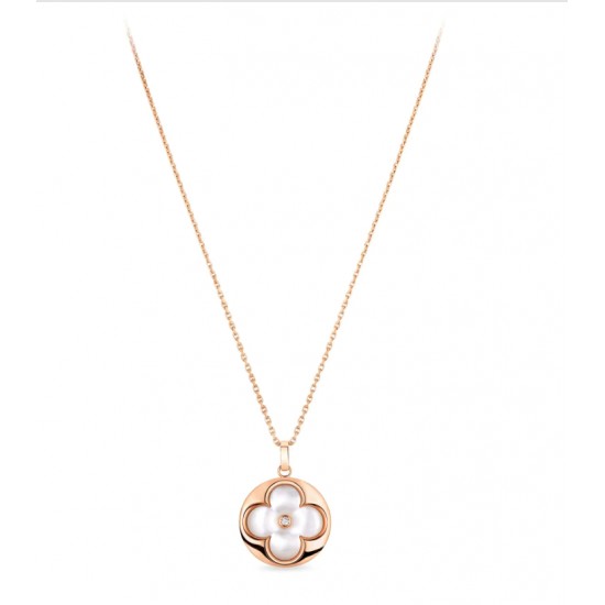 Louis Vuitton Color Blossom Xl Medallion, Pink Gold, White Mother-Of-Pearl And Diamond