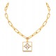Louis Vuitton B Blossom Necklace, White Mother-Of-Pearl And Diamonds
