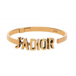 J'Adior bracelet in aged gold-tone finish metal