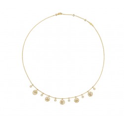 Rose Des Vents Necklace,Bracelets, 18K Yellow Gold, Diamonds And Mother-Of-Pearl