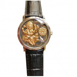 Blancpain Villeret Shakudo Ganesh & Coelacanth Engraved Dial Watch