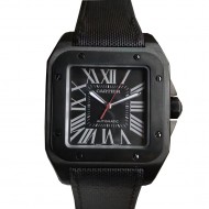 Cartier Santos 100 Carbon Watch Wssa0006