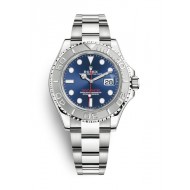 Rolex Steel And Platinum Rolesium Yacht-Master 40 Watch 