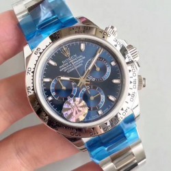 Rolex Daytona 18K White Gold 40Mm Blue Dial Watch 116509