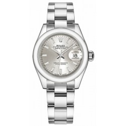 Rolex Lady Datejust 28 Silver Dial Jubilee Bracelet Watch 279160