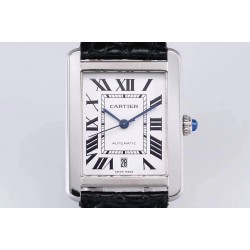 Cartier Tank Solo Xl Automatic Silver Dial Men'S Watch W5200027