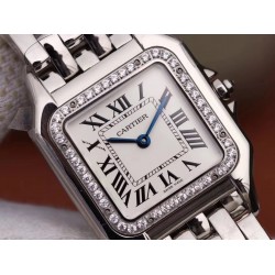 Panthere De Cartier Watch W4Pn0007 Diamond Set Bezel