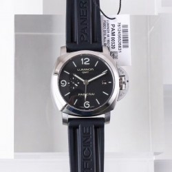 Panerai Luminor 1950 Pam 00320 Watch With Rubber Bracelet And Stainless Steel Bezel